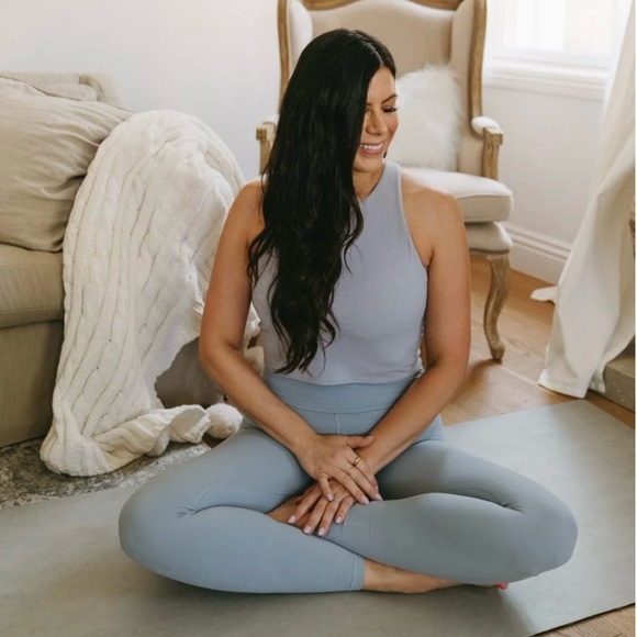 Athleta Ulta High Rise Elation 7/8 Tights Leggings Blue Star Size Small - Picture 5 of 8